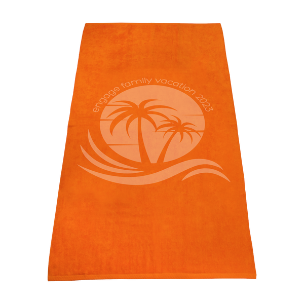 silkscreen imprint,  best selling towels,  color beach towels, 