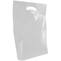 Clear Medium Recyclable Die Cut Plastic Bag Thumb