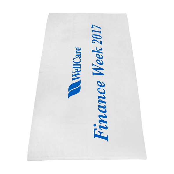 imprinted beach towels,  white beach towels, 