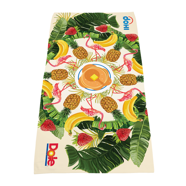 full color print beach towels, 