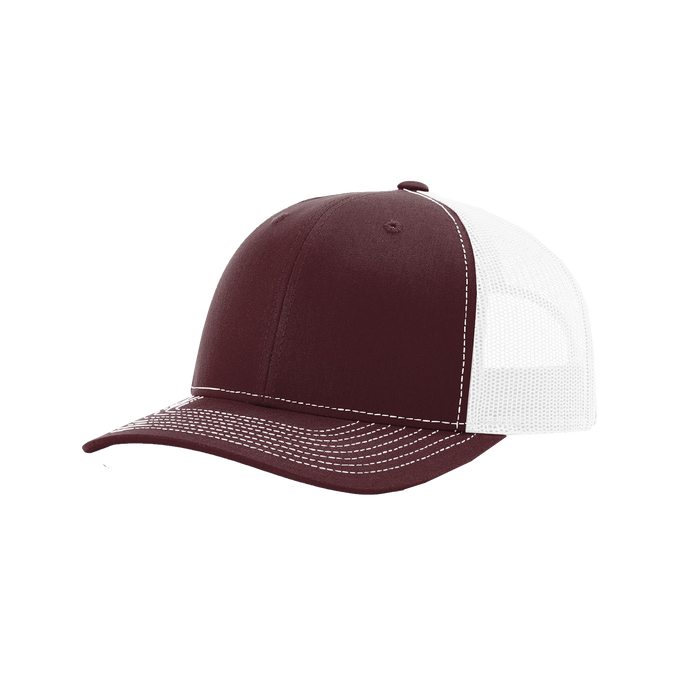 Maroon/White Richardson Trucker Snapback Hat