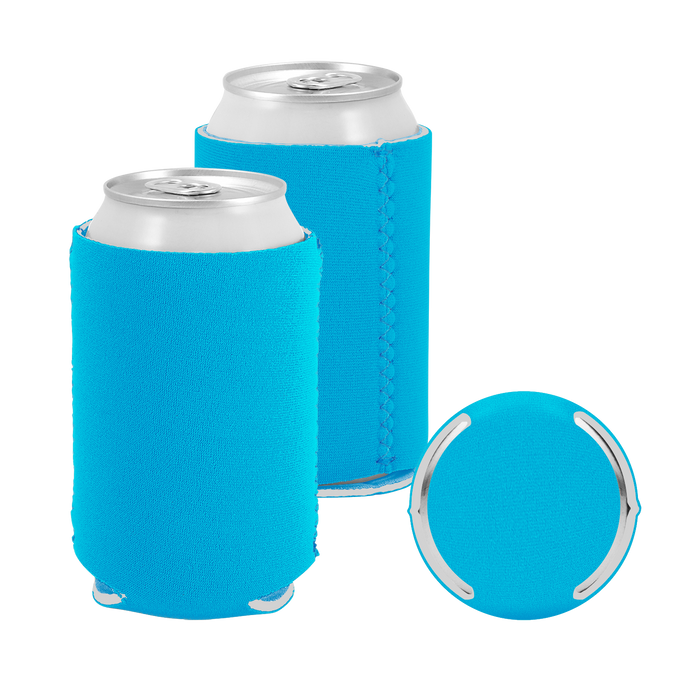 Ocean Blue Premium Collapsible Neoprene Koozie