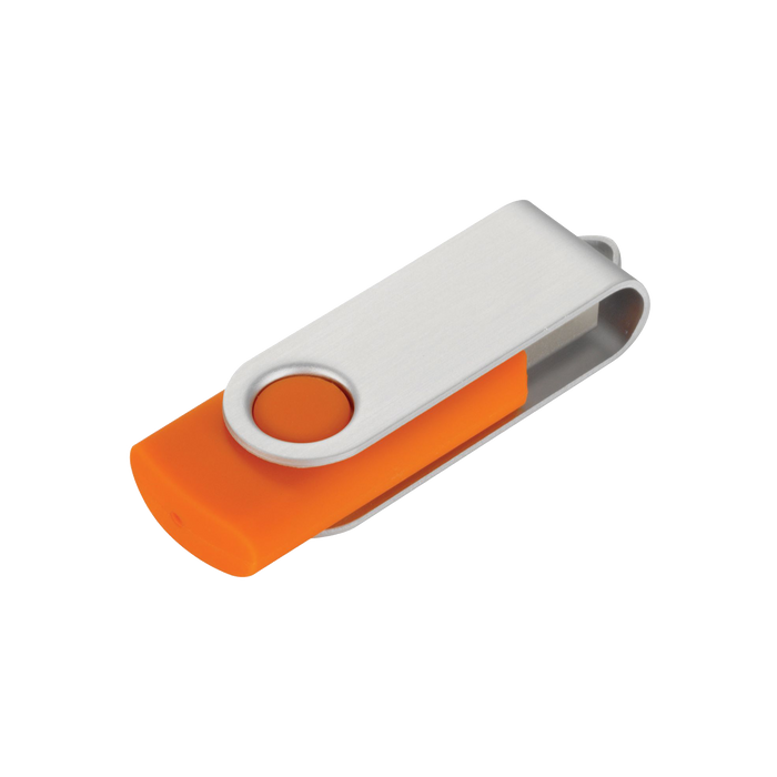 Orange 4GB USB Flash Drive 