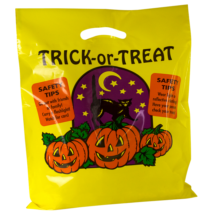 Yellow Trick-or-Treat Bag