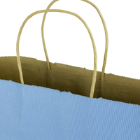  Extra Wide Matte Color Kraft Shopper Bag Thumb