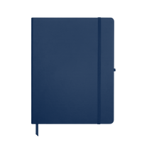 Navy Blue Large Soft Faux Leather Journal Thumb