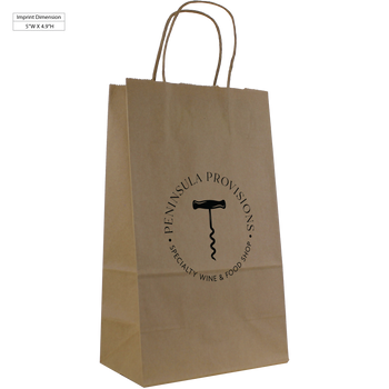 take-out bags,  paper bags,  wine totes, 