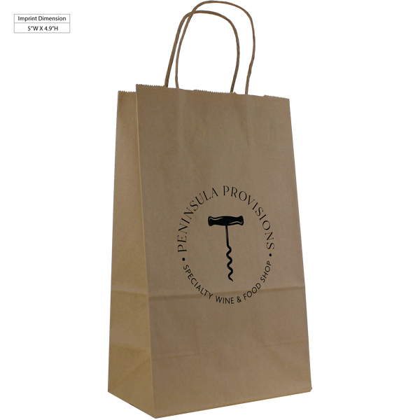 take-out bags,  paper bags,  wine totes, 