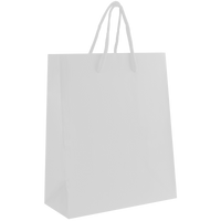 White Small Matte Shopper Bag Thumb