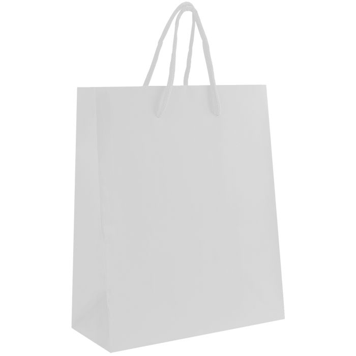 White Small Matte Shopper Bag