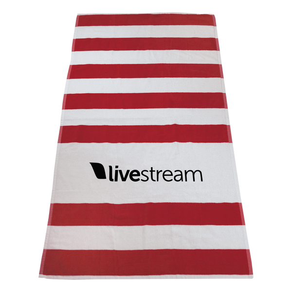 imprinted beach towels,  striped beach towels, 