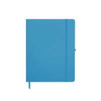 Light Blue Medium Soft Faux Leather Journal Thumb