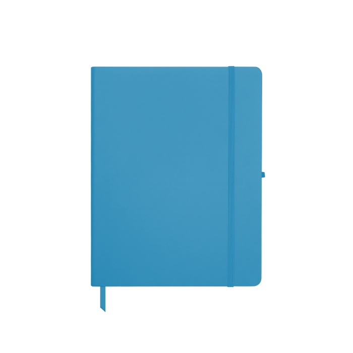 Light Blue Medium Soft Faux Leather Journal