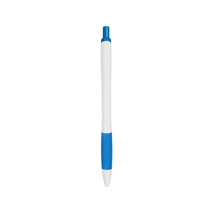 Blue with Blue Ink Soft Grip Pen