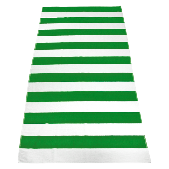 Lime Green Santa Maria Striped Beach Towel