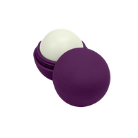 Purple with Vanilla Flavor Spherical Lip Balm Thumb