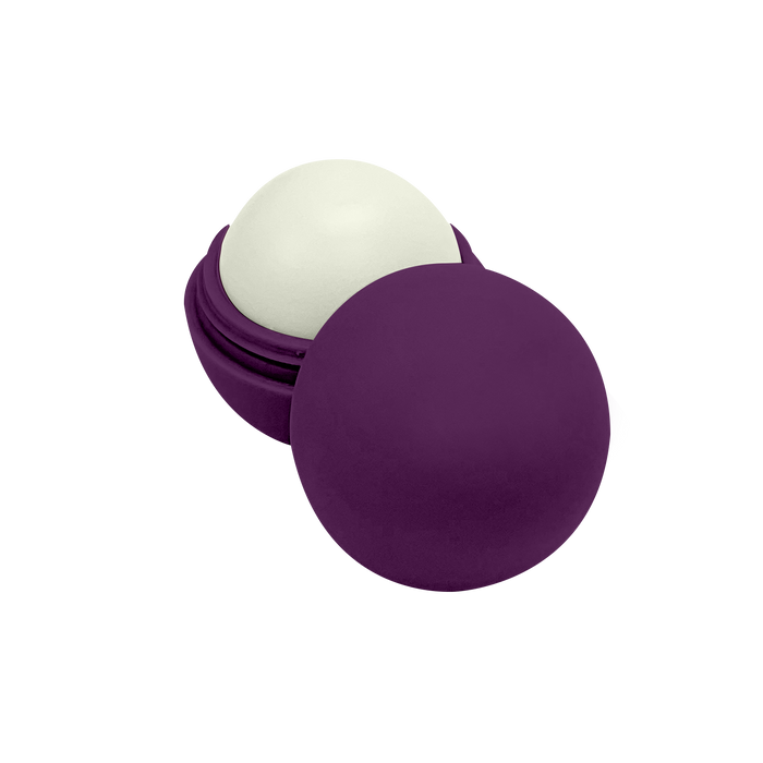 Purple with Vanilla Flavor Spherical Lip Balm