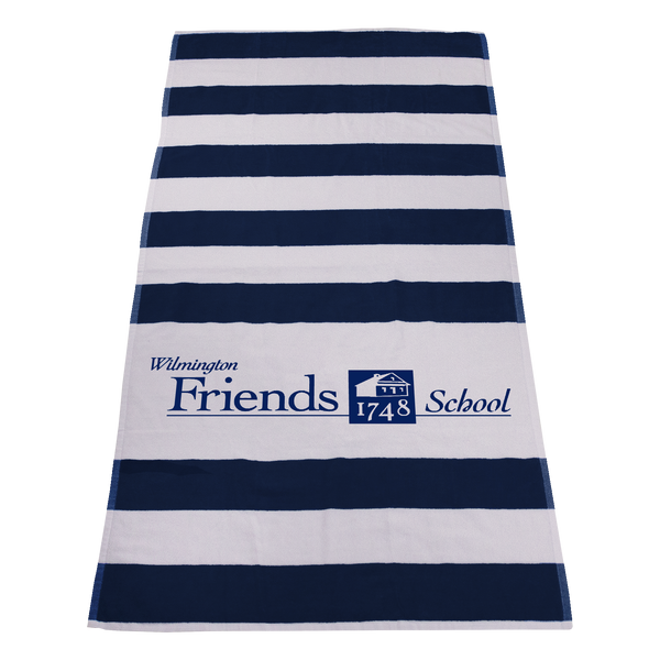 striped beach towels,  best selling towels,  silkscreen imprint, 