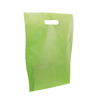 Lime Medium Frosted Die Cut Bag Thumb