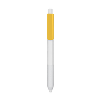 Yellow with Black Ink Antibacterial Pen Thumb