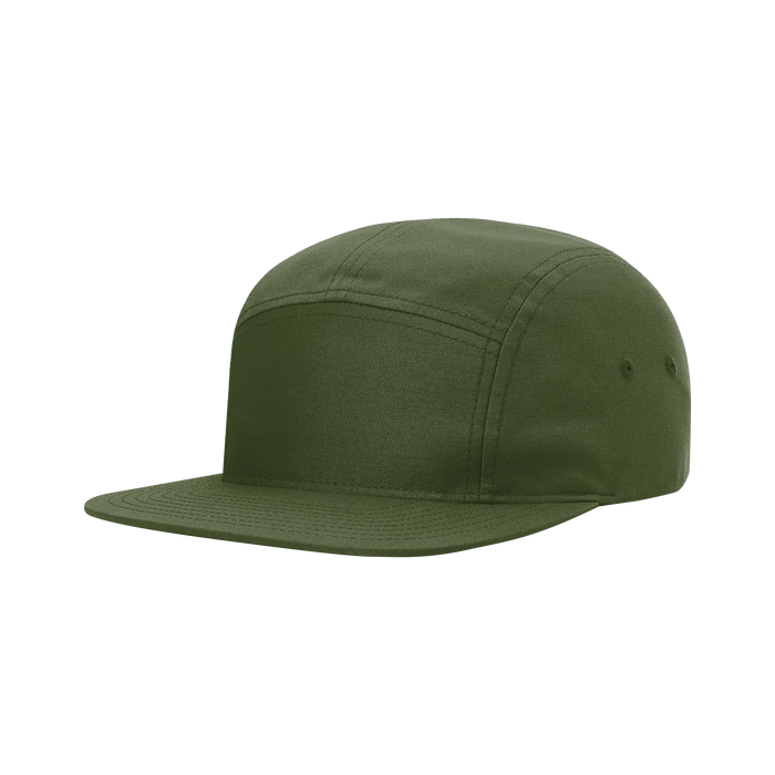 Olive 5-panel Cap