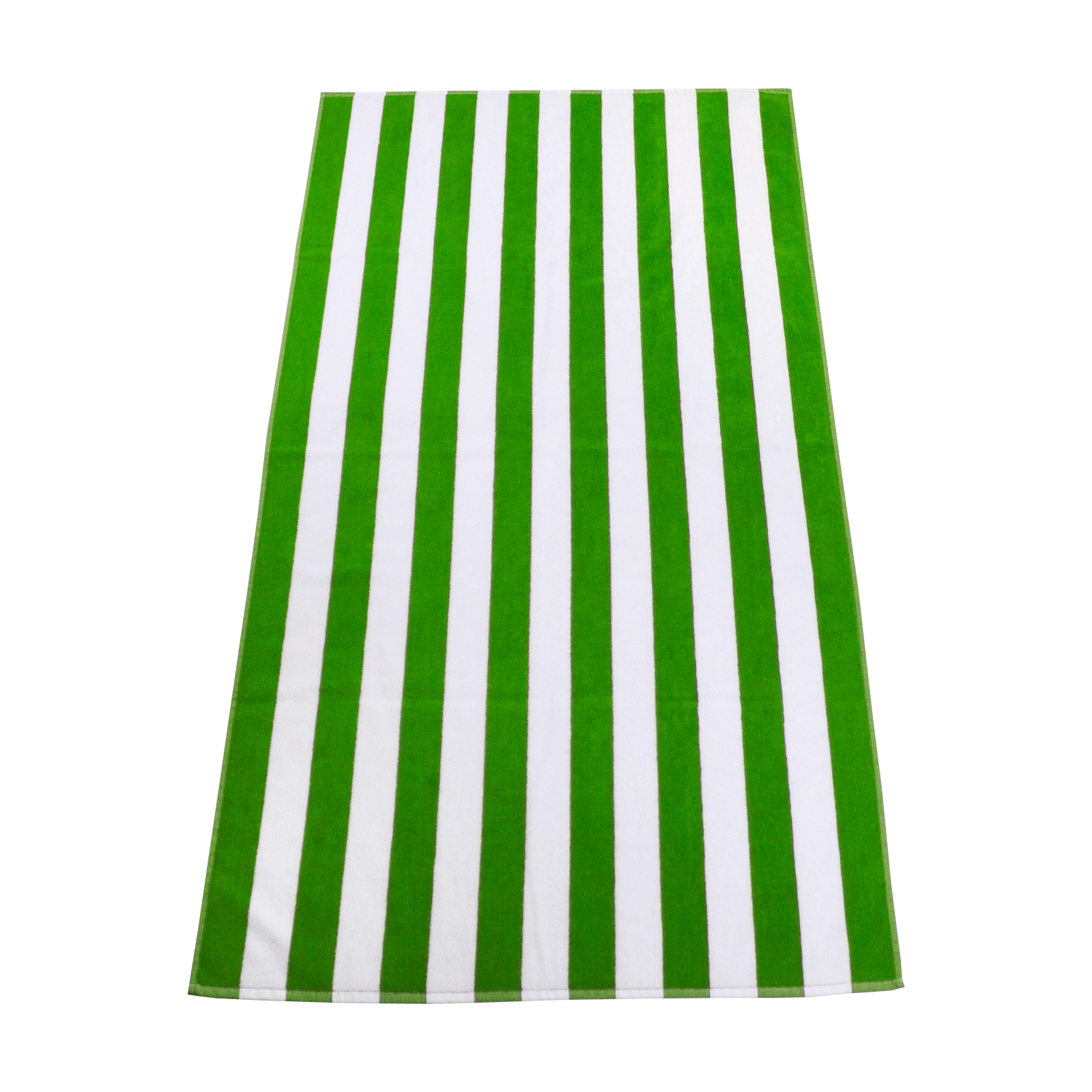 green beach towel