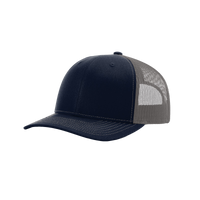 Navy/Charcoal Richardson Trucker Snapback Hat Thumb