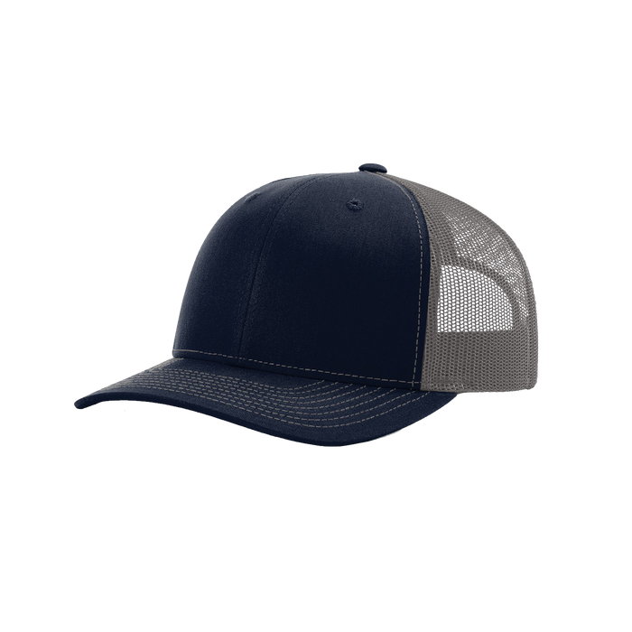 Navy/Charcoal Richardson Trucker Snapback Hat