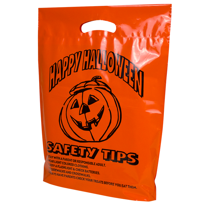  Orange Pumpkin Safety Tips Bag