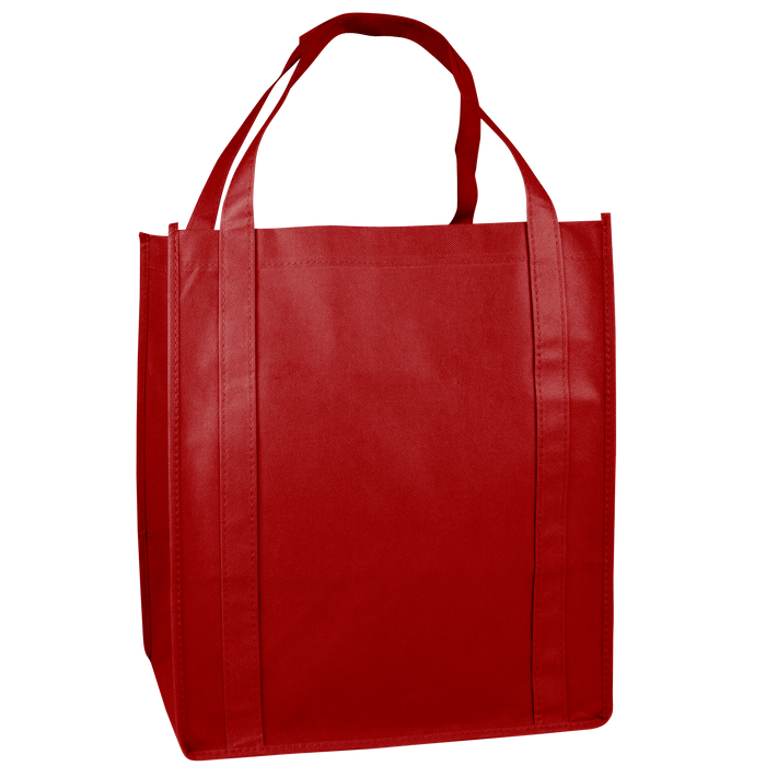 Red Big Thrifty Grocery Tote