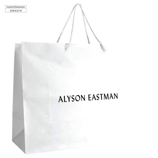 matte & glossy shoppers,  paper bags,  breast cancer awareness bags, 