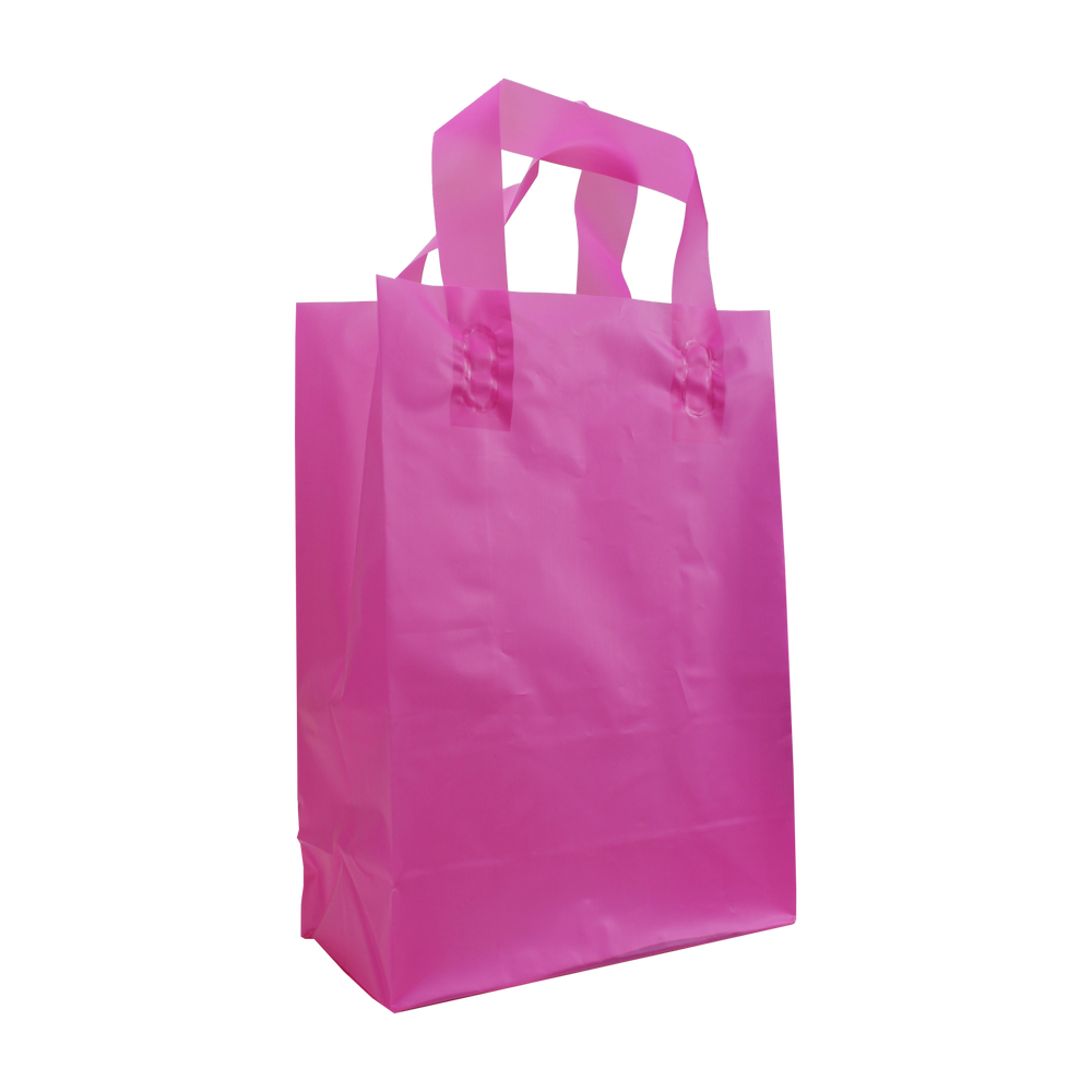 Supermarket Plastic Bags Pink, Pink Plastic Bag Handle