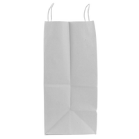  Extra Wide White Paper Shopper Bag Thumb