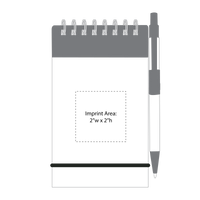  Recycled Mini Spiral Notebook with Pen Thumb