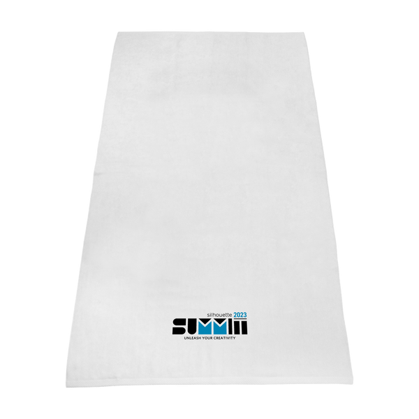 white beach towels,  best selling towels,  embroidery,  silkscreen imprint, 