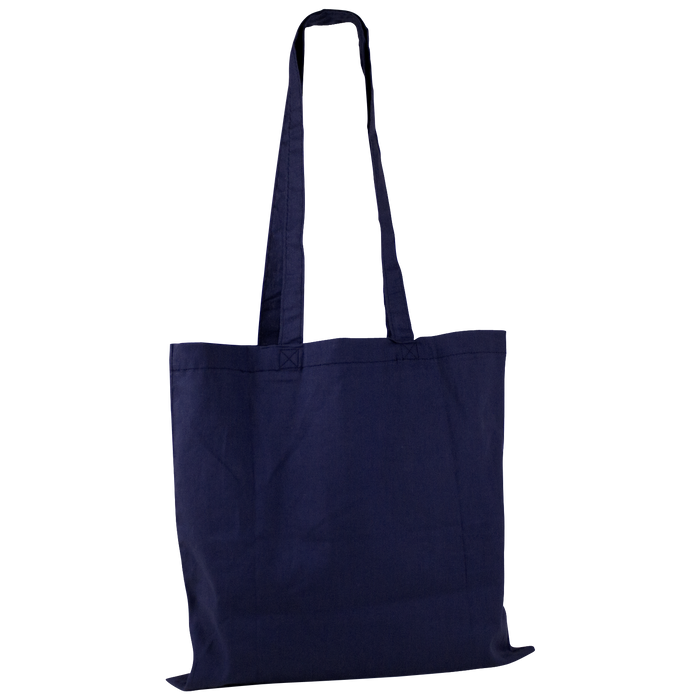 Navy Blue Basic Cotton Tote