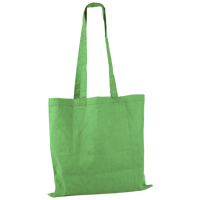 Lime Green Basic Cotton Tote Thumb