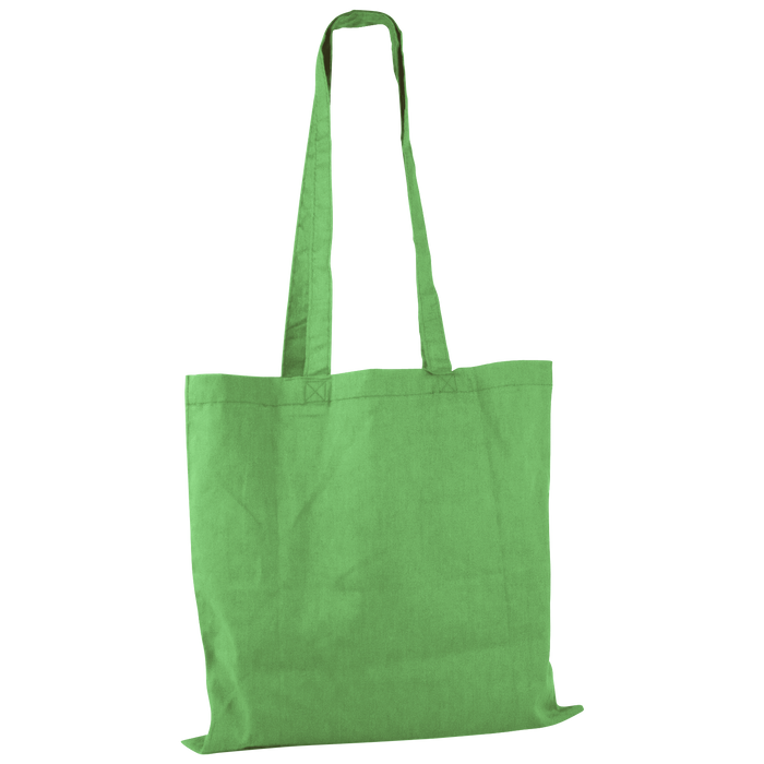 Lime Green Basic Cotton Tote