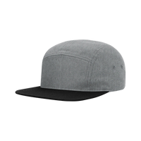 Heather Grey/Black 5-panel Cap Thumb