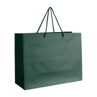 Hunter Green Medium Matte Shopper Bag Thumb