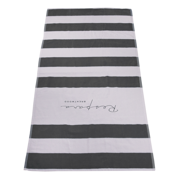striped beach towels,  best selling towels,  silkscreen imprint, 