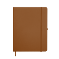 Tan Large Soft Faux Leather Journal Thumb