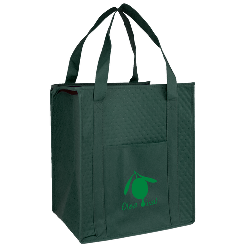 Olea Oliva! / Insulated Cooler Tote with Pocket / Insulated Totes