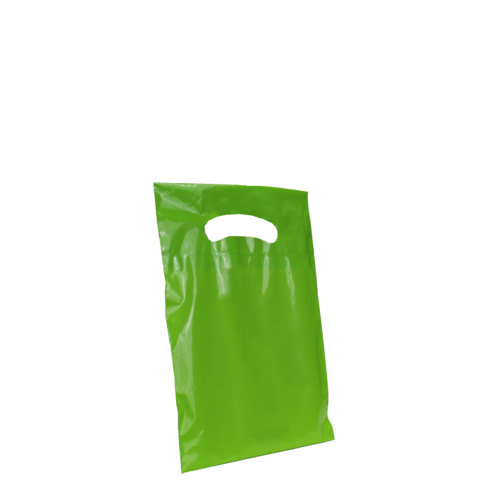 Lime Extra Small Eco-friendly Die Cut Plastic bag