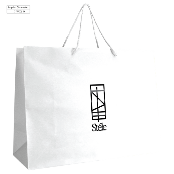 matte & glossy shoppers,  paper bags,  breast cancer awareness bags, 