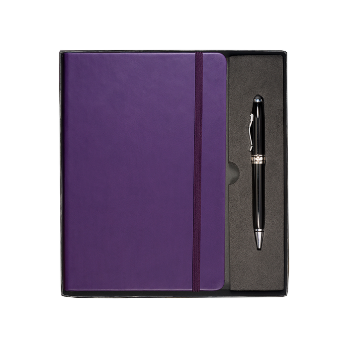 Purple Tuscany™ Journal and Stylus Pen Gift Set