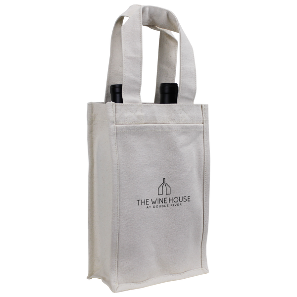 cotton canvas bags,  wine totes, 