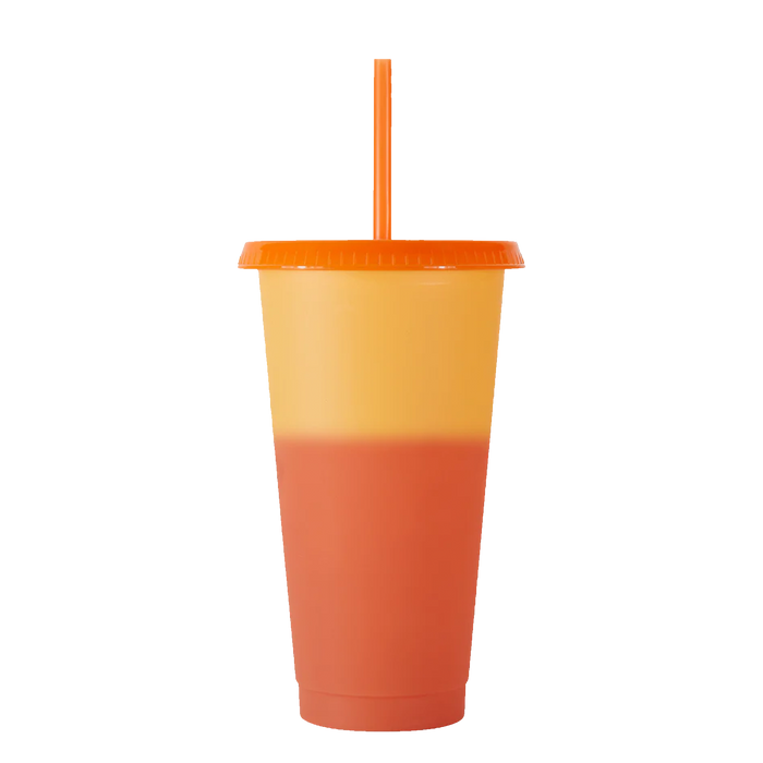 Orange Color Changing Tumbler