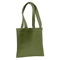 Olive Large Vegan Leather Tote Bag Thumb