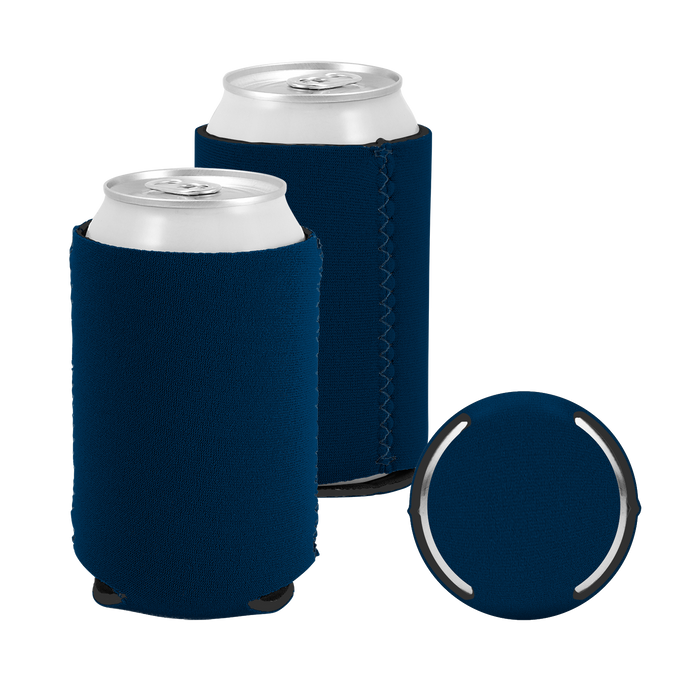 Navy Premium Collapsible Neoprene Koozie